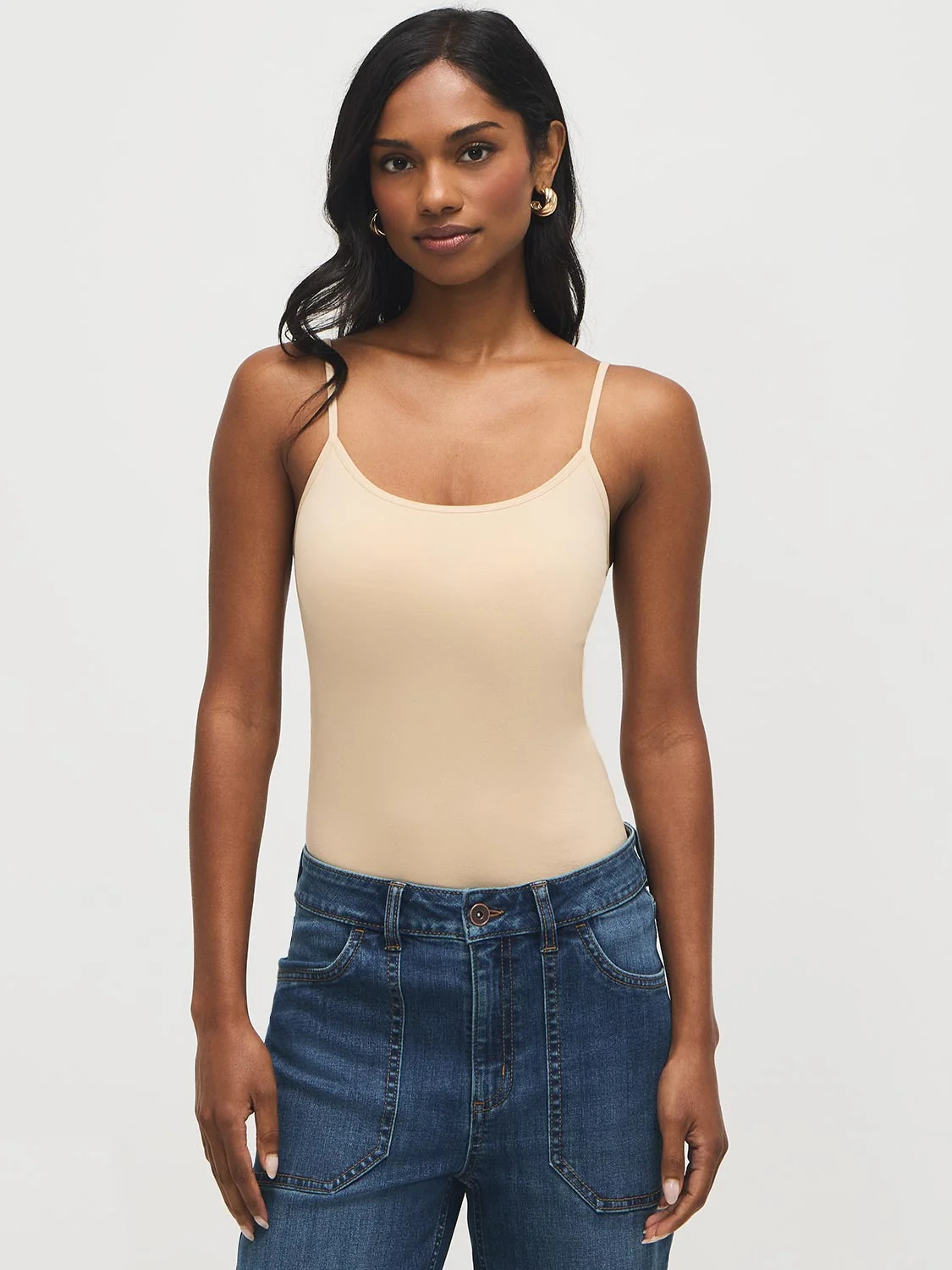 Camisole sans coutures à bretelles spaghetti | Suzy Shier