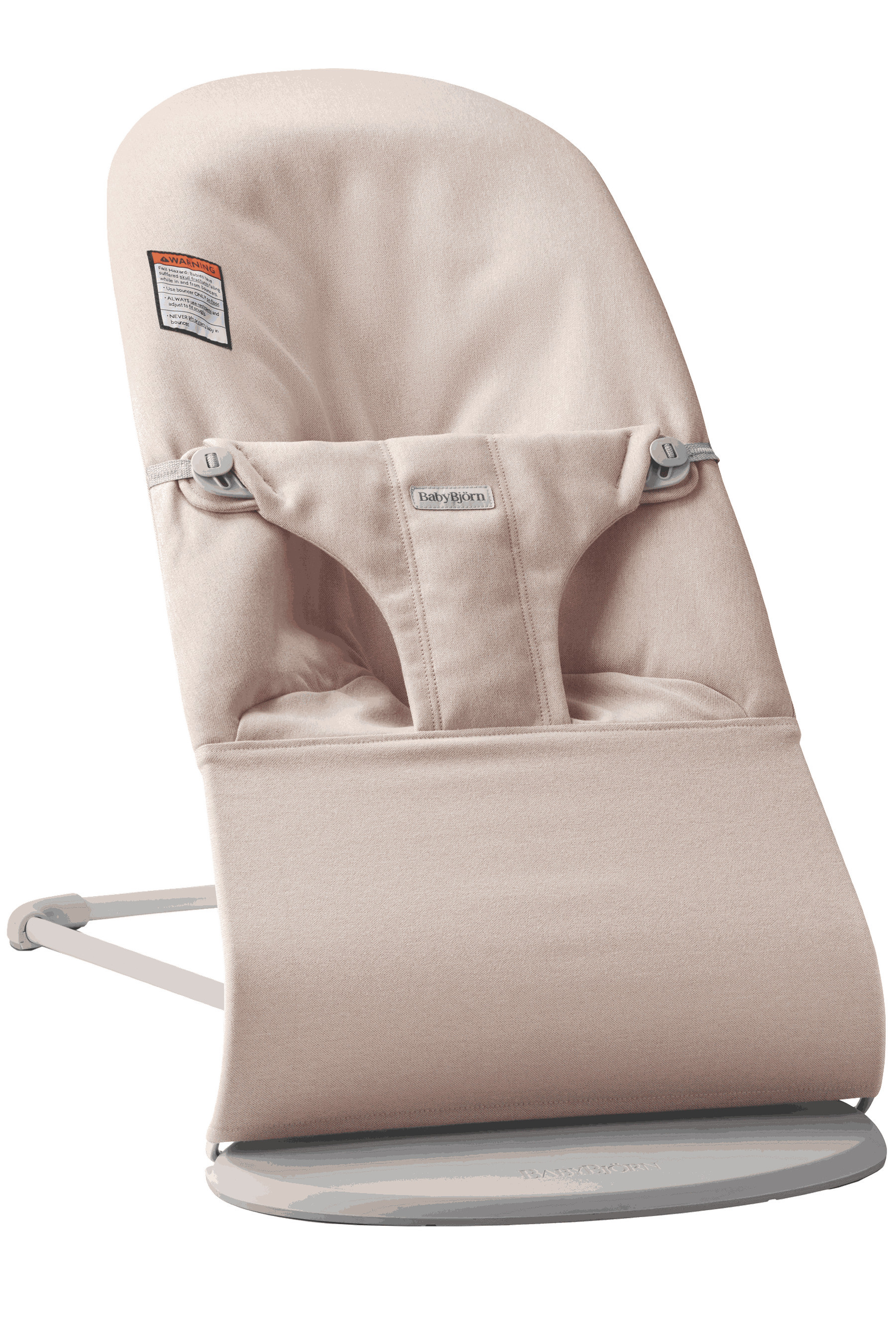 BabyBjorn | Baby Bouncer Bliss: Woven | Light Pink Melange - Pink / One Size | Janie and Jack