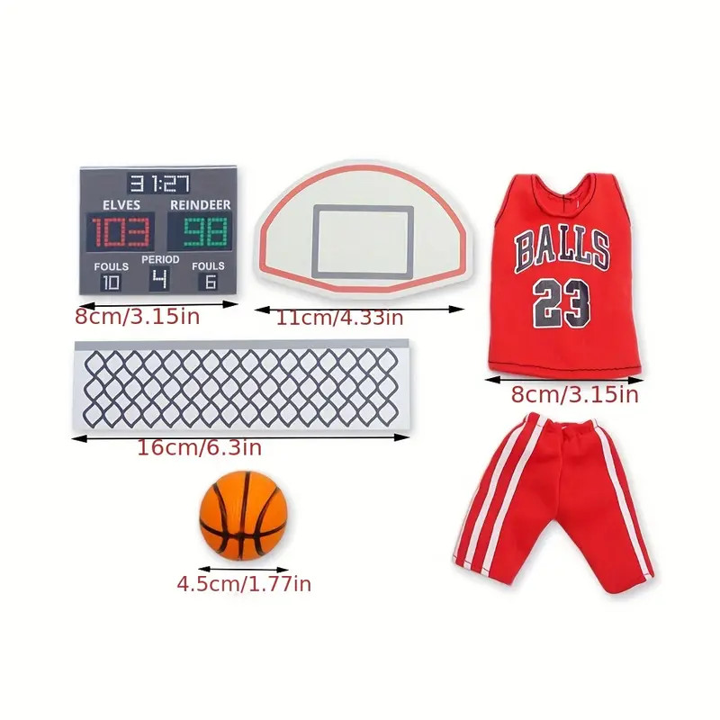 Elf Doll Basketball Props, Christmas Big Elf Doll Clothes For Adult, Elf Doll Dresses Clothes Min... | Temu Affiliate Program