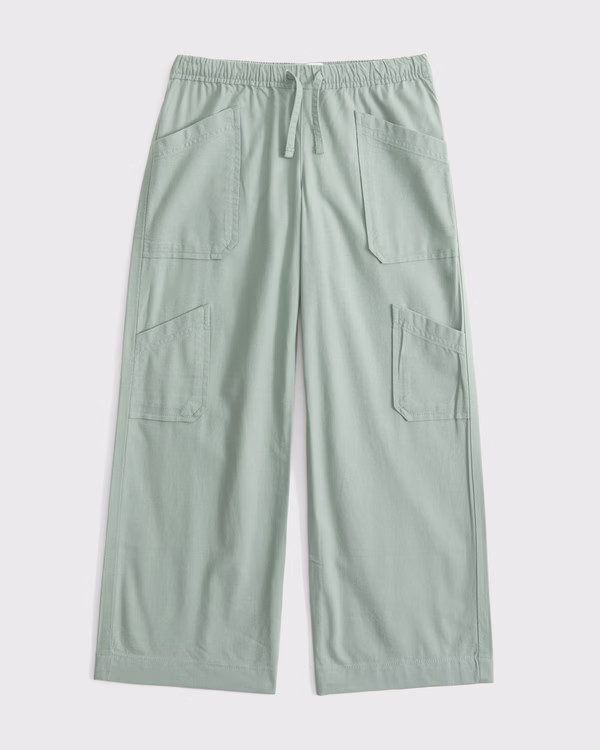 girls low rise baggy cargo pants | girls bottoms | Abercrombie.com | Abercrombie & Fitch (US)