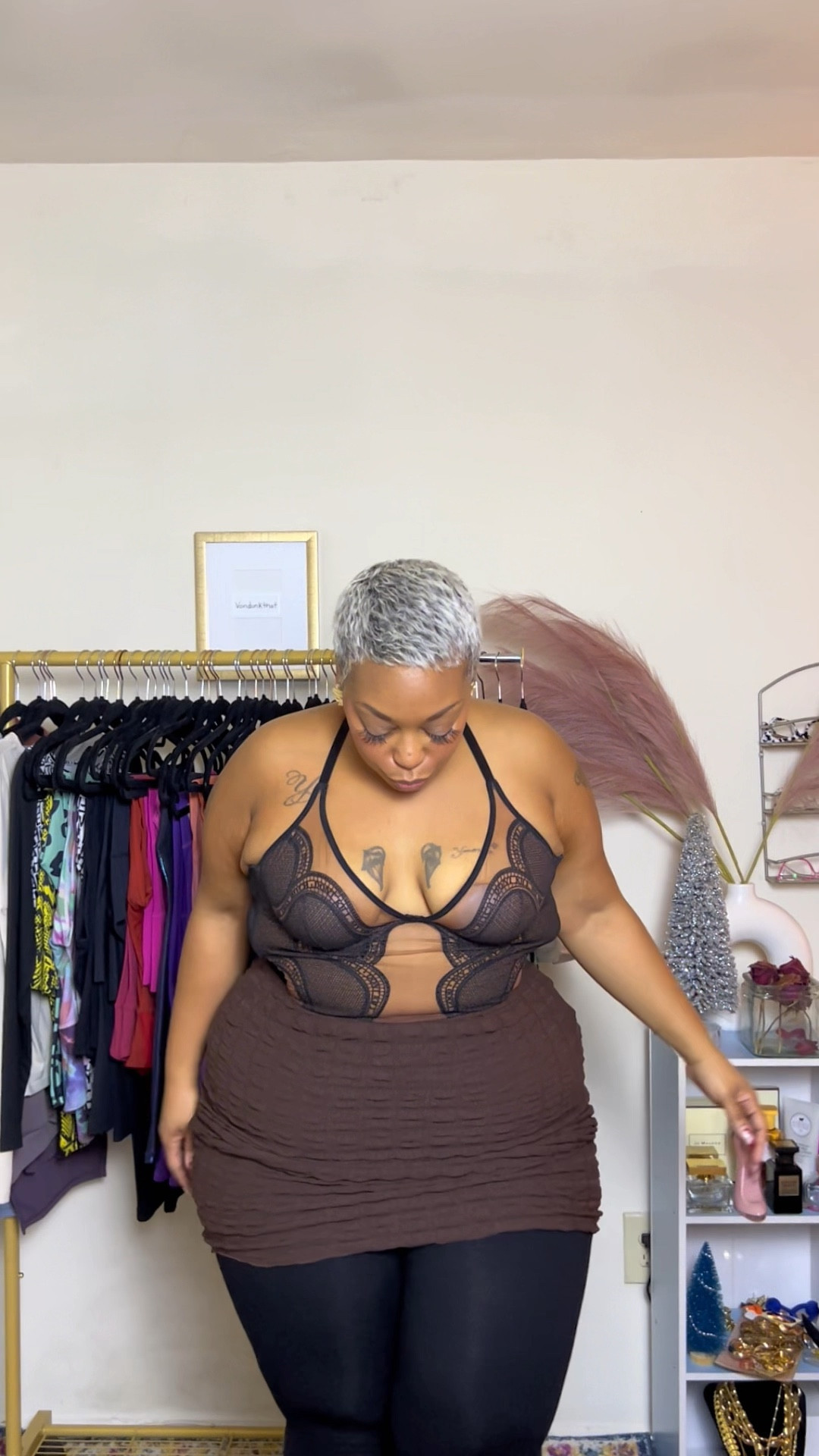 Heyy babes ! A look as sweet as a gingerbread cookie 🍪 🎄✨

*Exact Corset Top in my IG*

Top-1X
Skirt-XL
Coat -XL
Leggings -1X



#LTKCyberWeek 

#LTKHoliday #LTKplussize