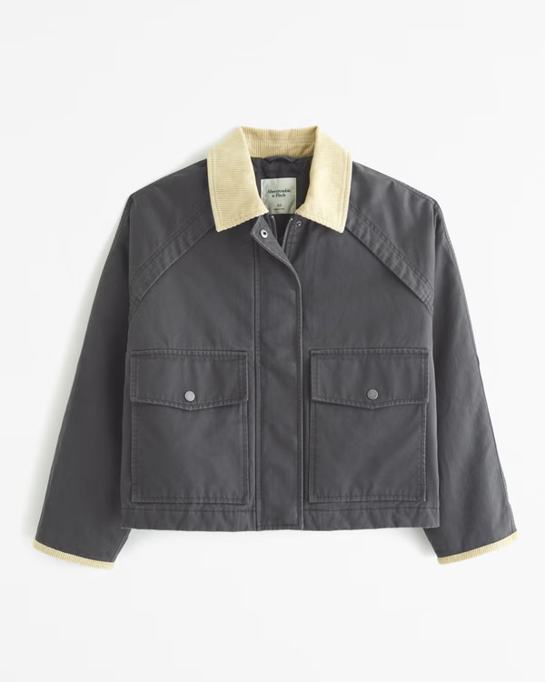 Waxed Utility Jacket | Abercrombie & Fitch (UK)