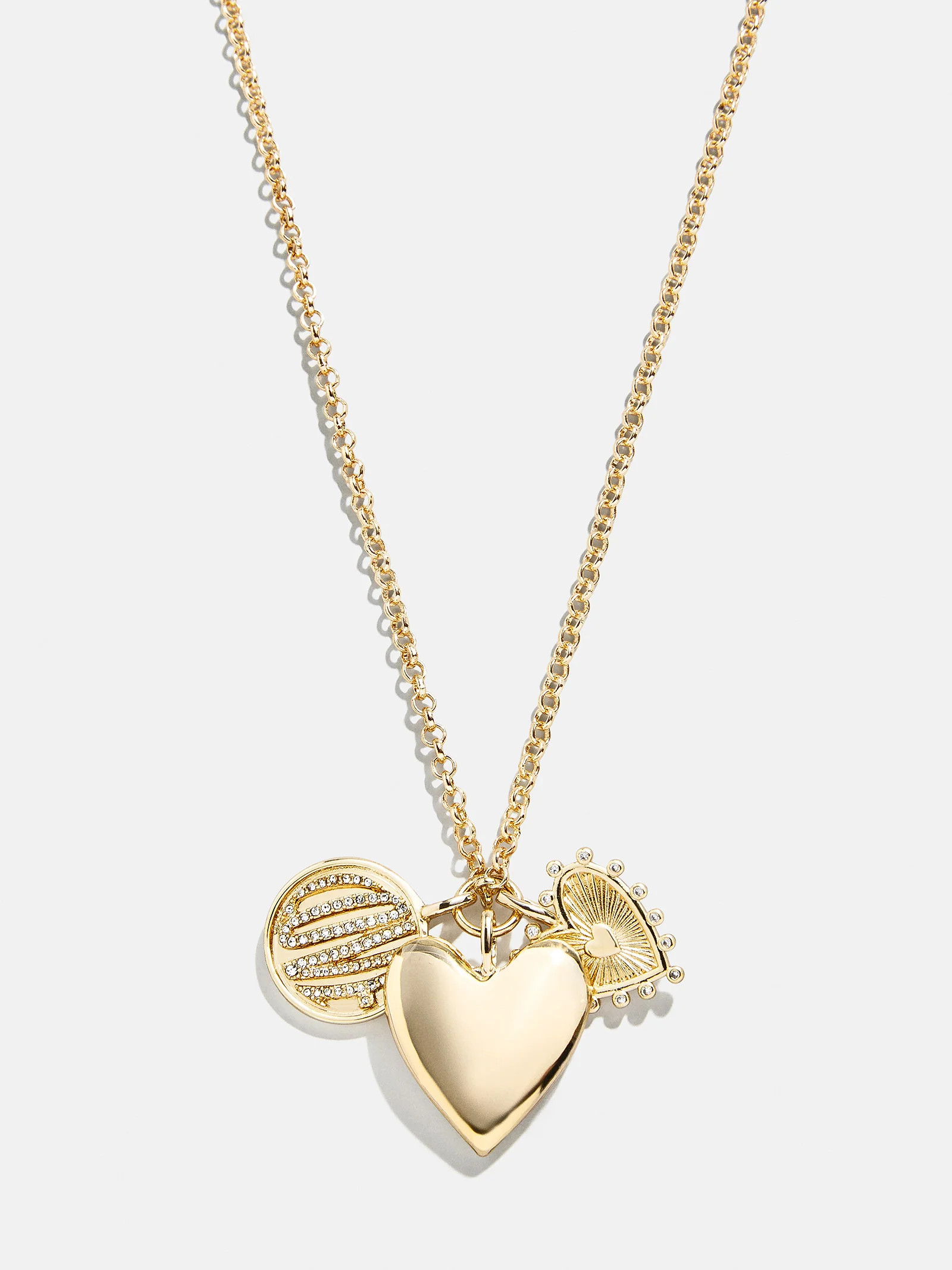 Heart Cluster Charm Necklace - Heart | BaubleBar