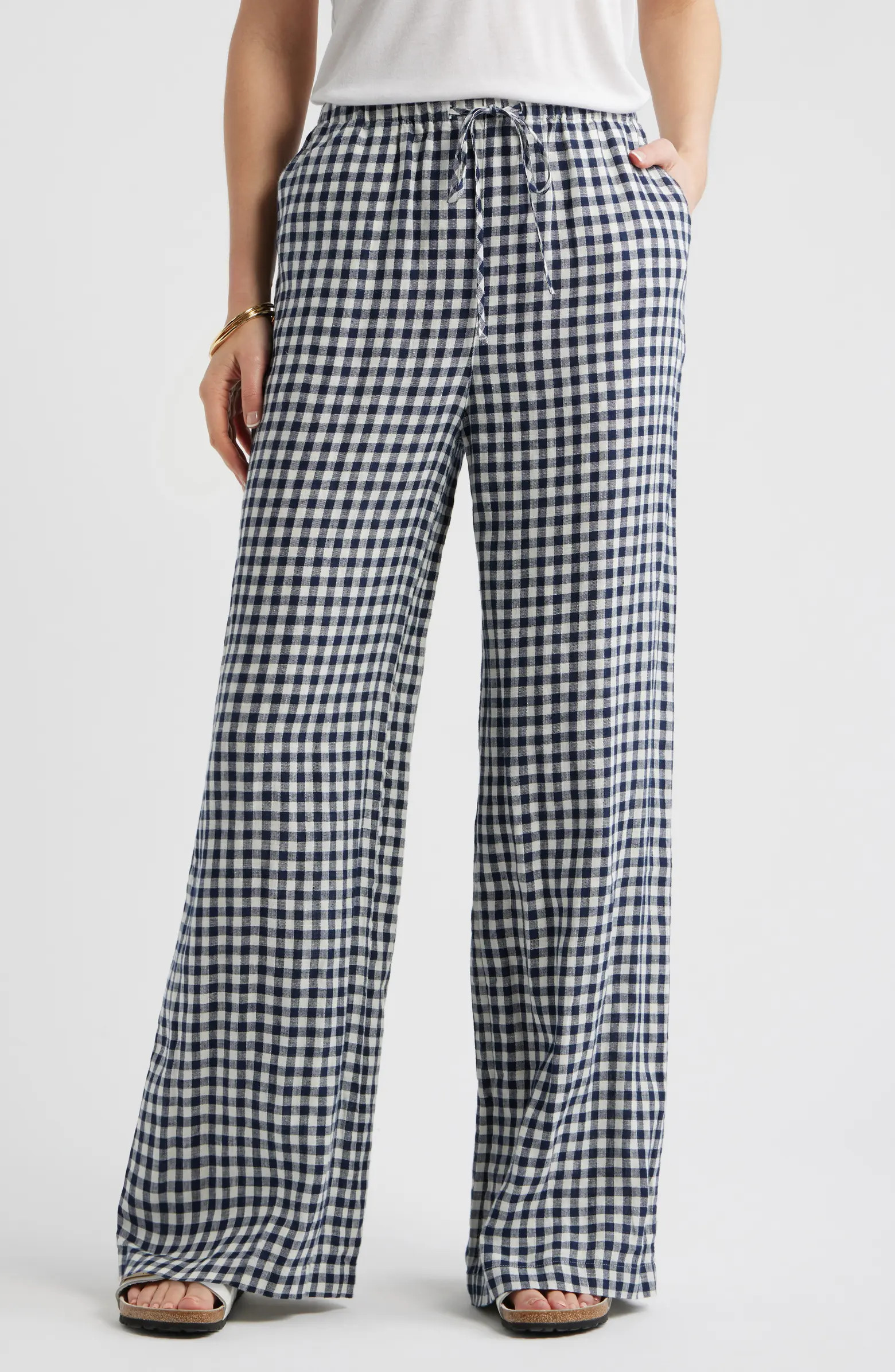 Easy Wide Leg Linen Pants | Nordstrom