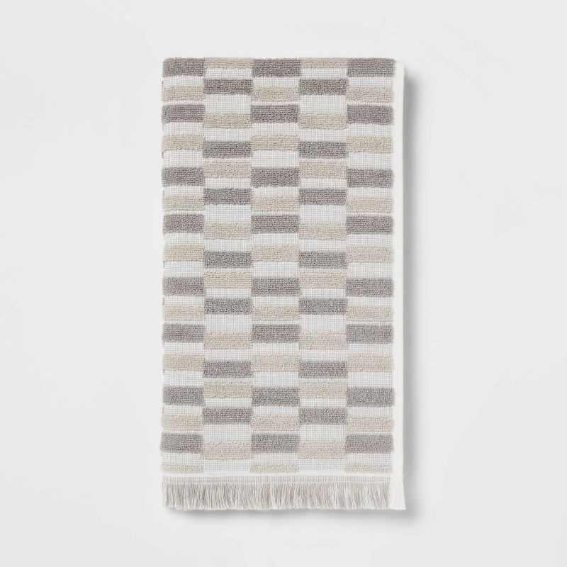 Checkerboard Towel Gray/White - Threshold™ | Target