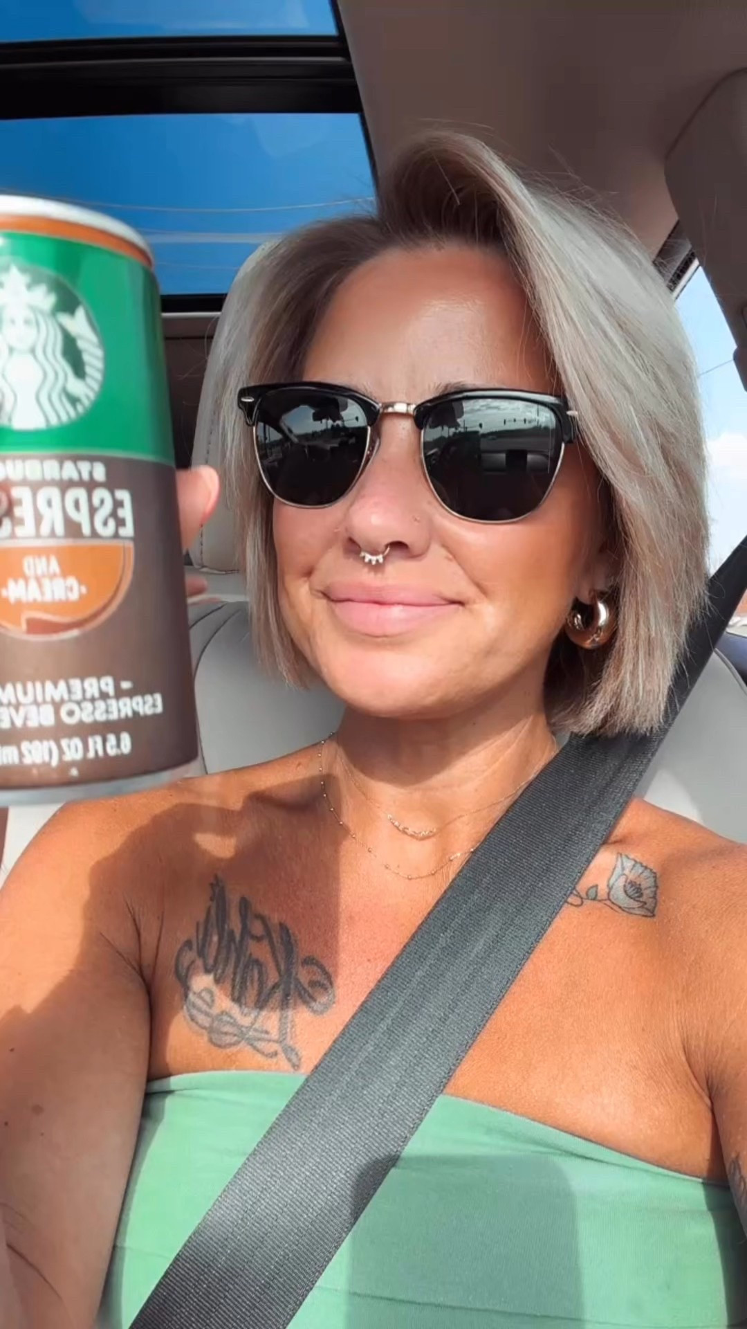 The perfect Sunny’s , the perfect strapless top + coffee = an amazing , beautiful day ! 

#LTKSeasonal