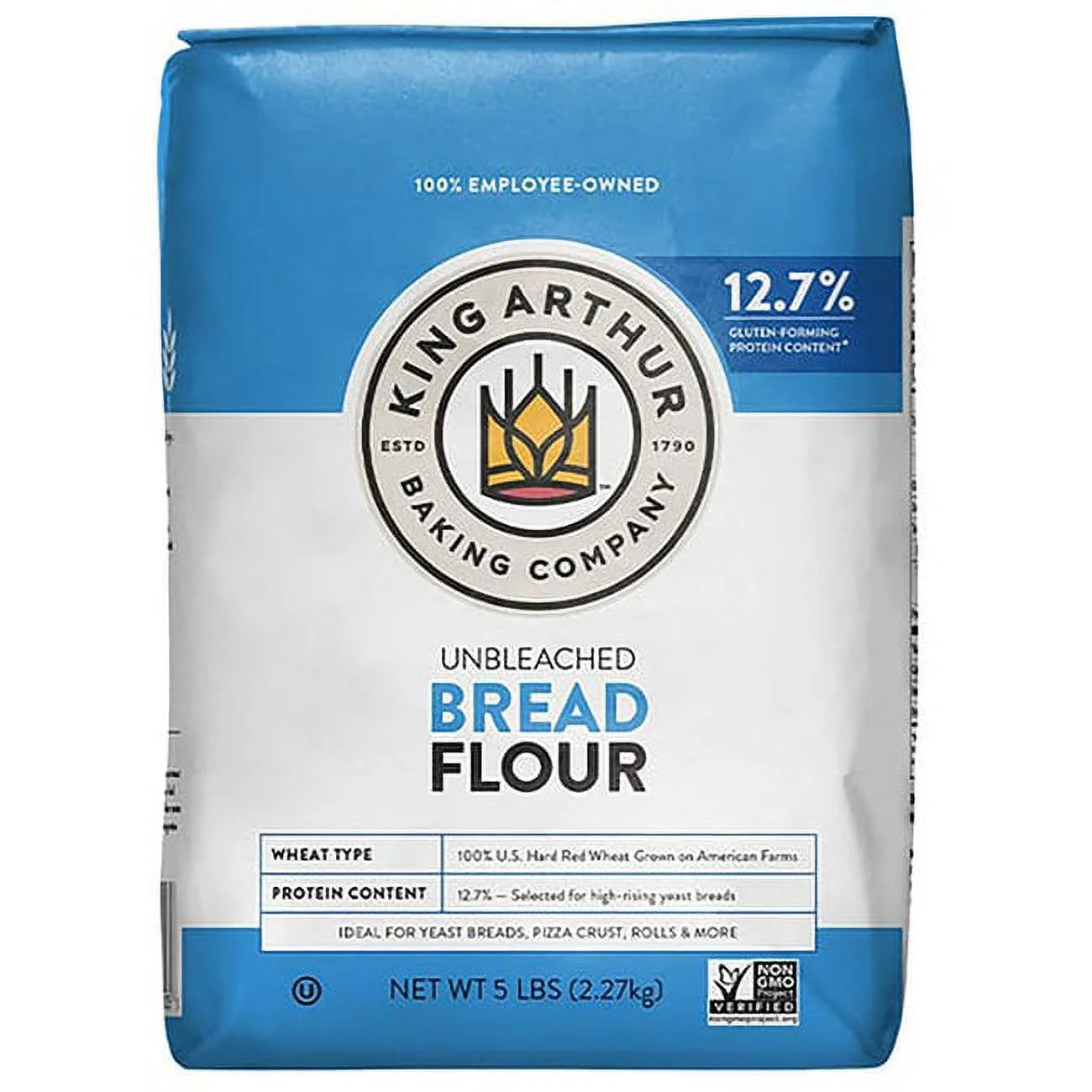 King Arthur, Unbleached Bread Flour, Non-GMO Project Verified, Certified Kosher, No Preservatives... | Walmart (US)