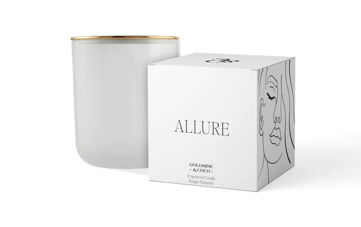Allure Luxury Hand-Poured Candle | Goldmine & Coco