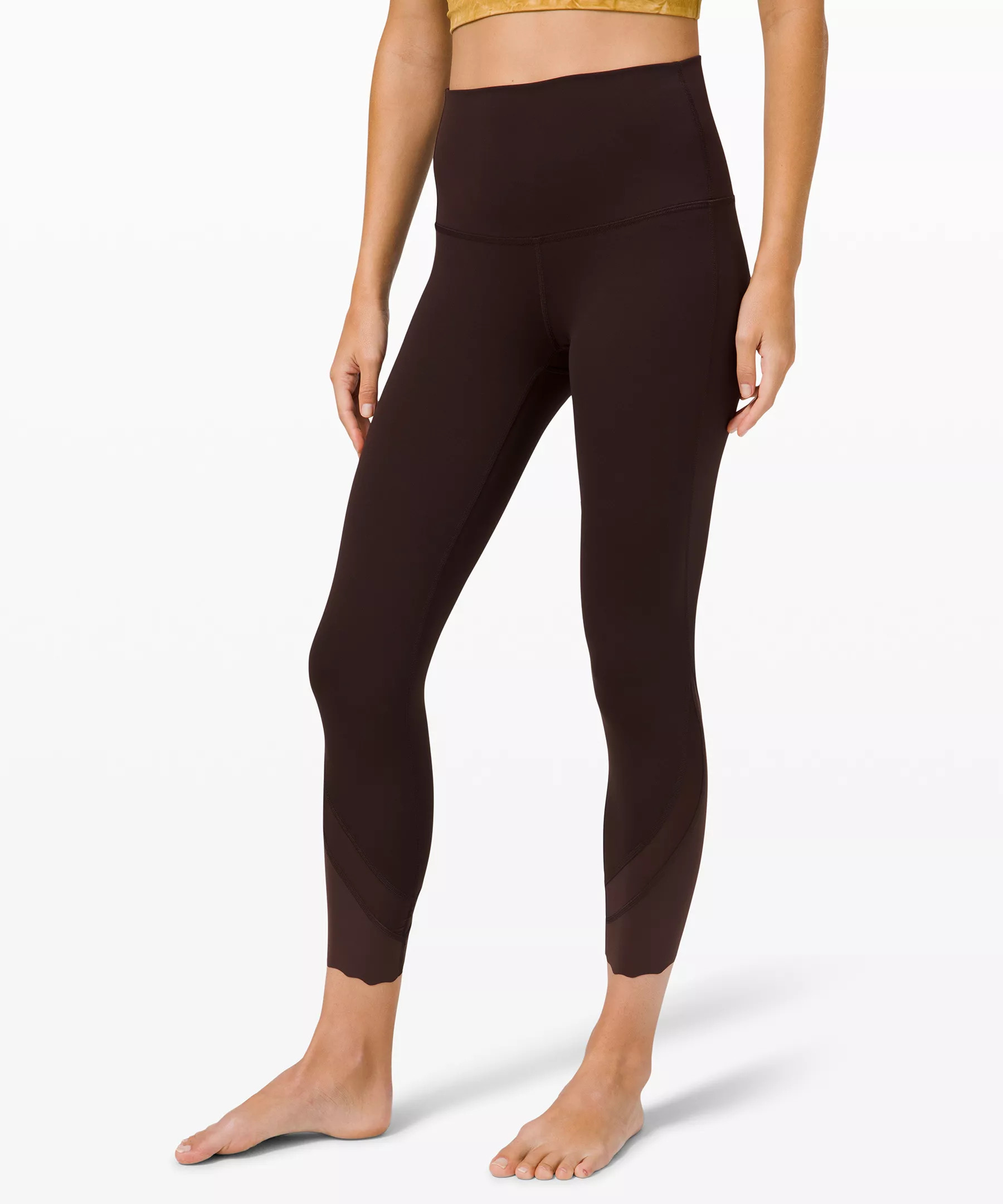 Wunder Under Crop High-Rise Roll Down Scallop Luxtreme 23" | Lululemon (US)