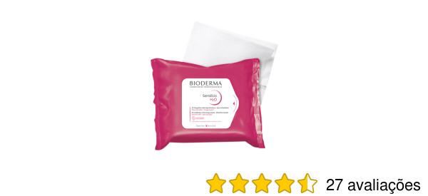 Lenço Demaquilante Bioderma Sensibio H2O Calmante & Hidratante | Beleza na Web | Beleza Na Web (BR)