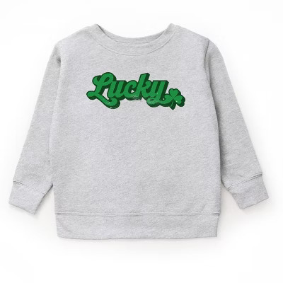 The Juniper Shop Lucky Solid Youth Sweatshirt - S - Heather Grey | Target