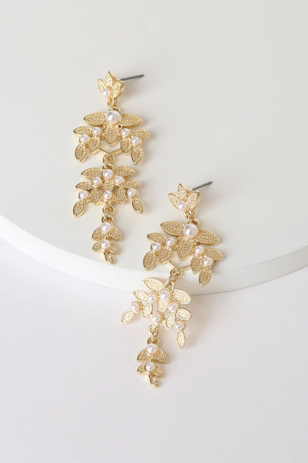 All For the Love 14KT Gold Pearl Drop Earrings | Lulus (US)