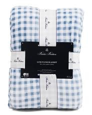 Gingham Blanket | TJ Maxx