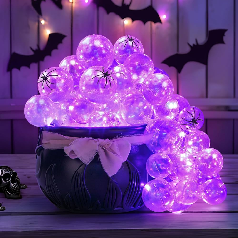 Halloween Decorations Indoor,DIY Bubbling Cauldron Set,Black Plastic Halloween Cauldron,Easy&Fun ... | Amazon (US)