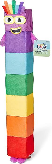 hand2mind Numberblock Seven Playful Pal, Plush Figure Toys, Numbers for Toddlers, Cute Stuffies, ... | Amazon (US)
