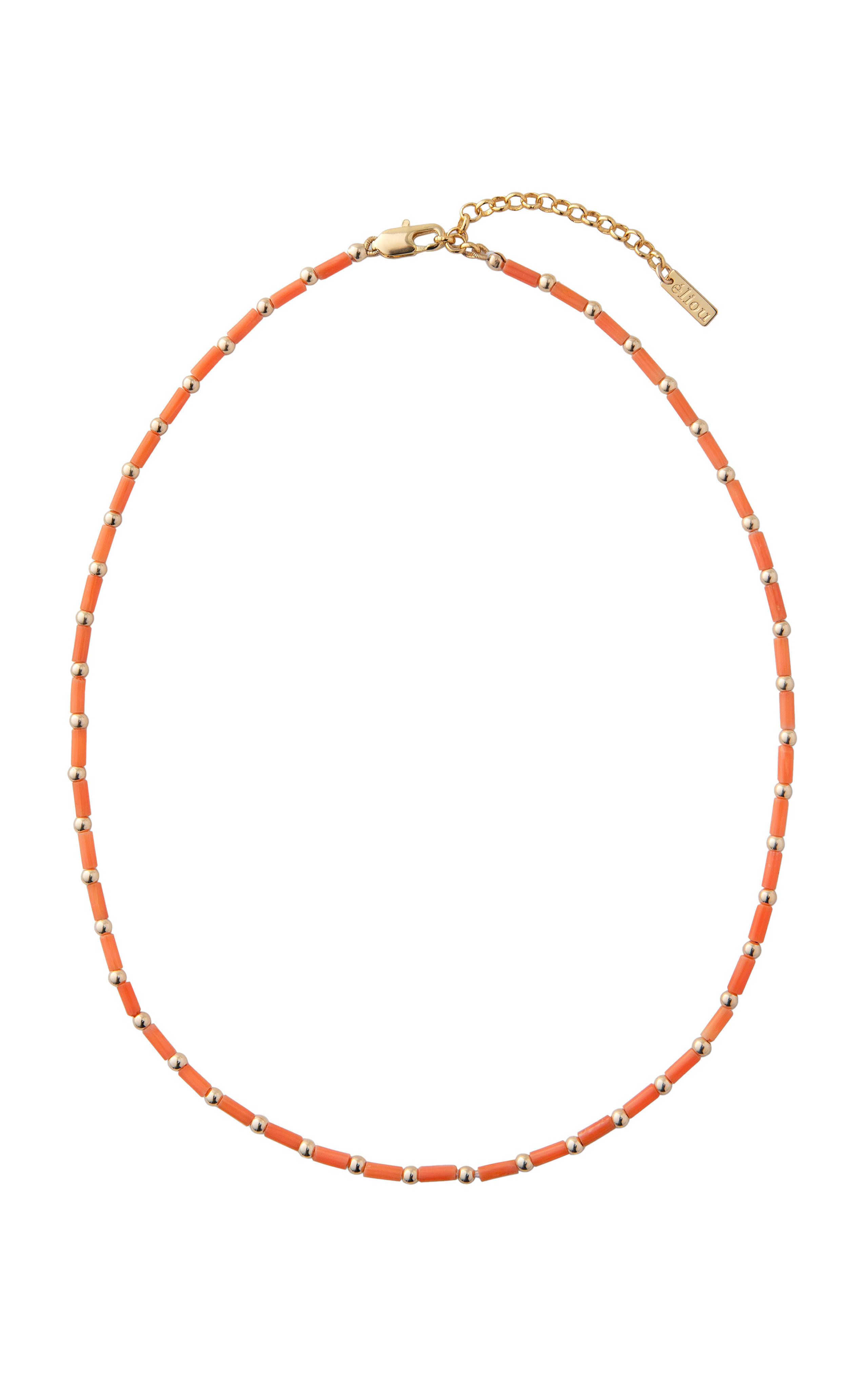 Tayo 14K Yellow Gold Beaded Necklace | Moda Operandi (Global)