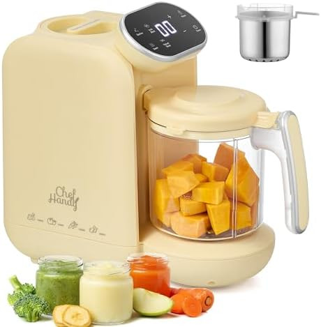 Chefhandy Baby Food Maker, Steamer & Blender with Stainless Steel Basket, Puree Maker with Auto/M... | Amazon (US)
