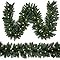 Christmas Garland 9 Ft by 12 Inch Prelit Fraser Fir Xmas Garland with 50 Lights, Real Like Lush a... | Amazon (US)