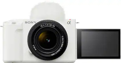 Sony - Alpha ZV-E1 Full-frame Vlog Mirrorless Lens Camera Kit with 28-60mm Lens - White | Best Buy U.S.