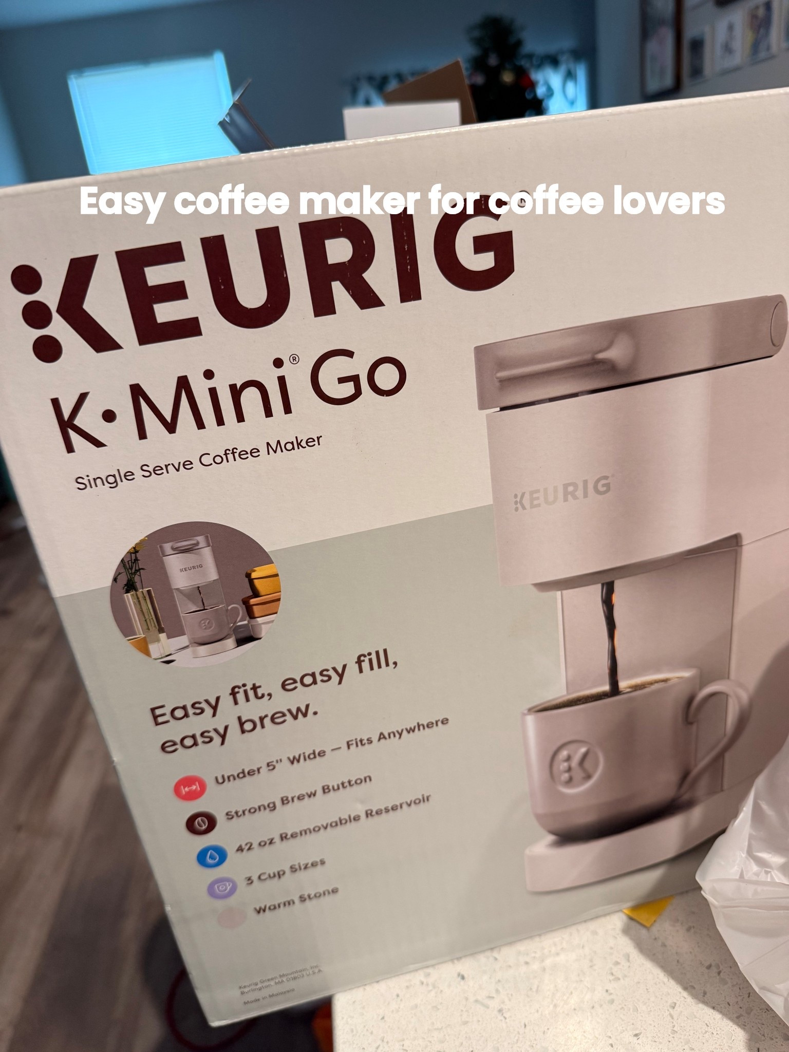 When my coffee maker went out I knew I needed something easy and affordable. This keurig mini go is perfect for the occasional coffee lover like me. #coffee 

#LTKvlog #LTKdayinmylife #LTKMidsize