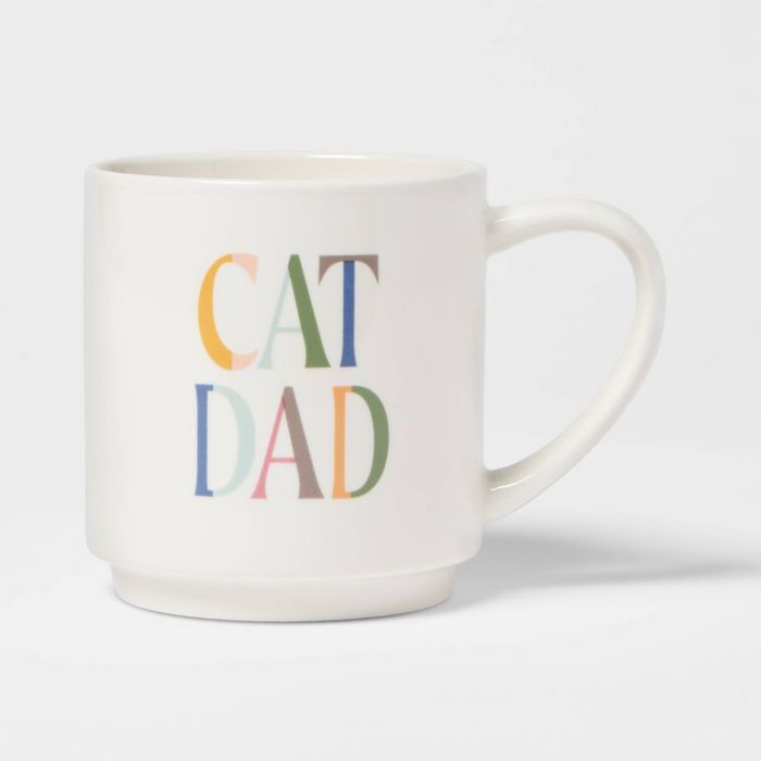 16oz Stoneware Cat Dad Mug - Room Essentials™ | Target