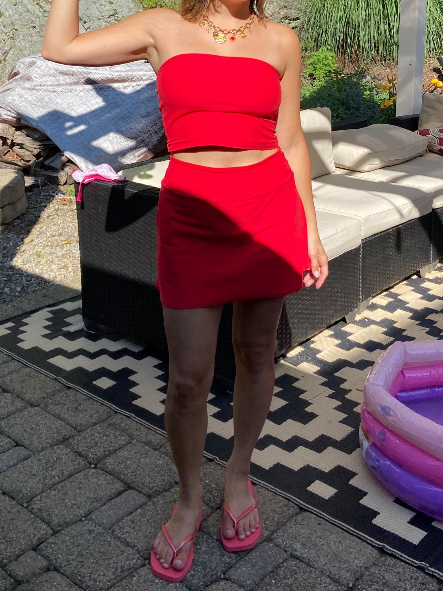 4th of july outfit!! went for comfort this year and this set made it easy 🇺🇸❤️✨

#LTKActive #LTKSeasonal #LTKFindsUnder100