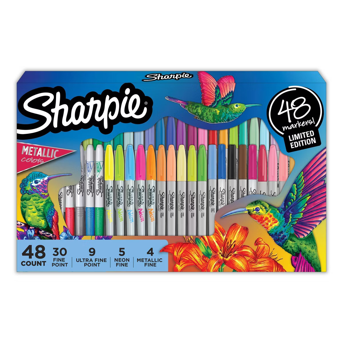 Sharpie 48pk Fine Tip Permanent Markers | Target