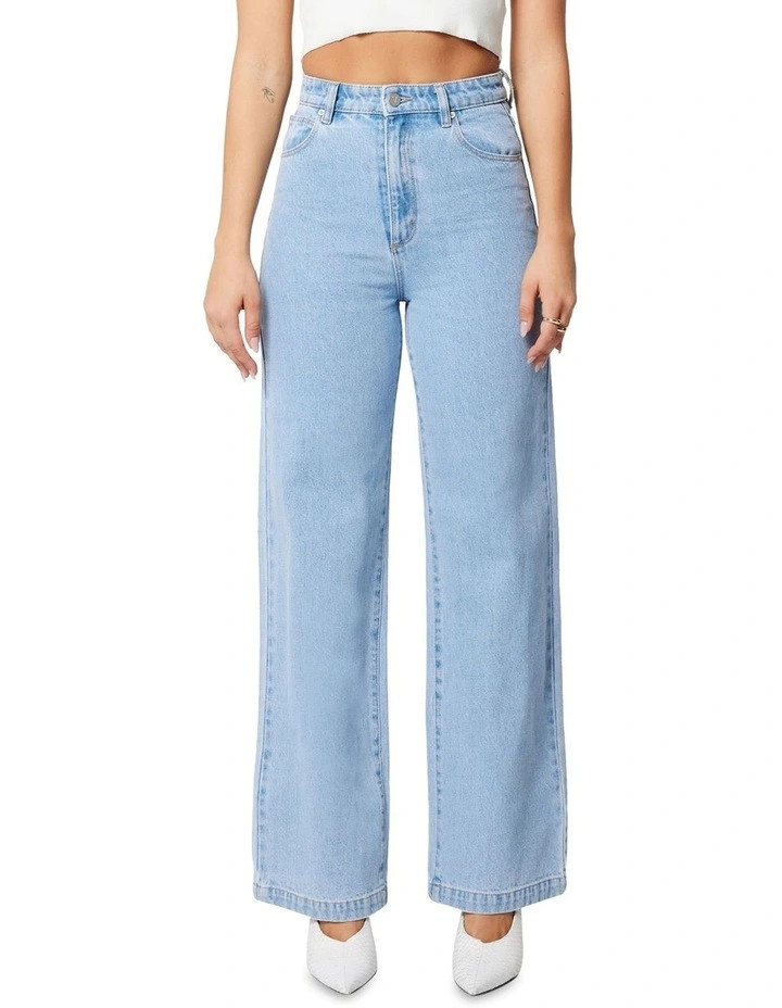 Abrand Jeans94 Wide Kendall in Light Blue | Myer