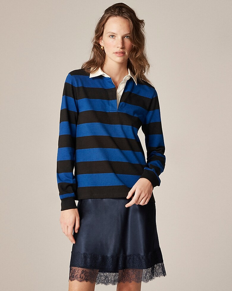 New premium-weight classic rugby shirt | J. Crew US