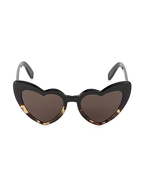 Loulou 54MM Heart Sunglasses | Saks Fifth Avenue