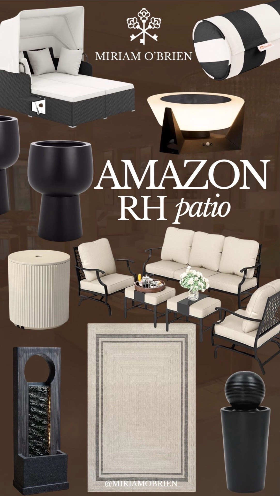 Amazon RH Patio
Follow me@miriamobrien on IG and TikTok 
#rhpatio#patio#amazon

#LTKSeasonal #LTKOver40 #LTKHome