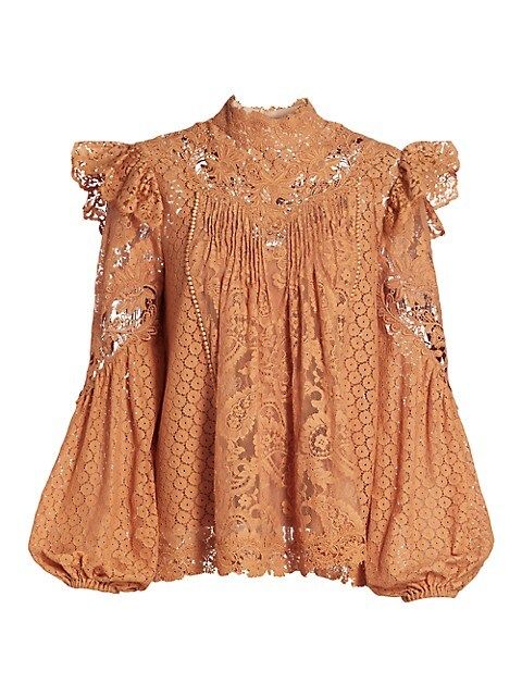 Textured Lace Blouse | Saks Fifth Avenue