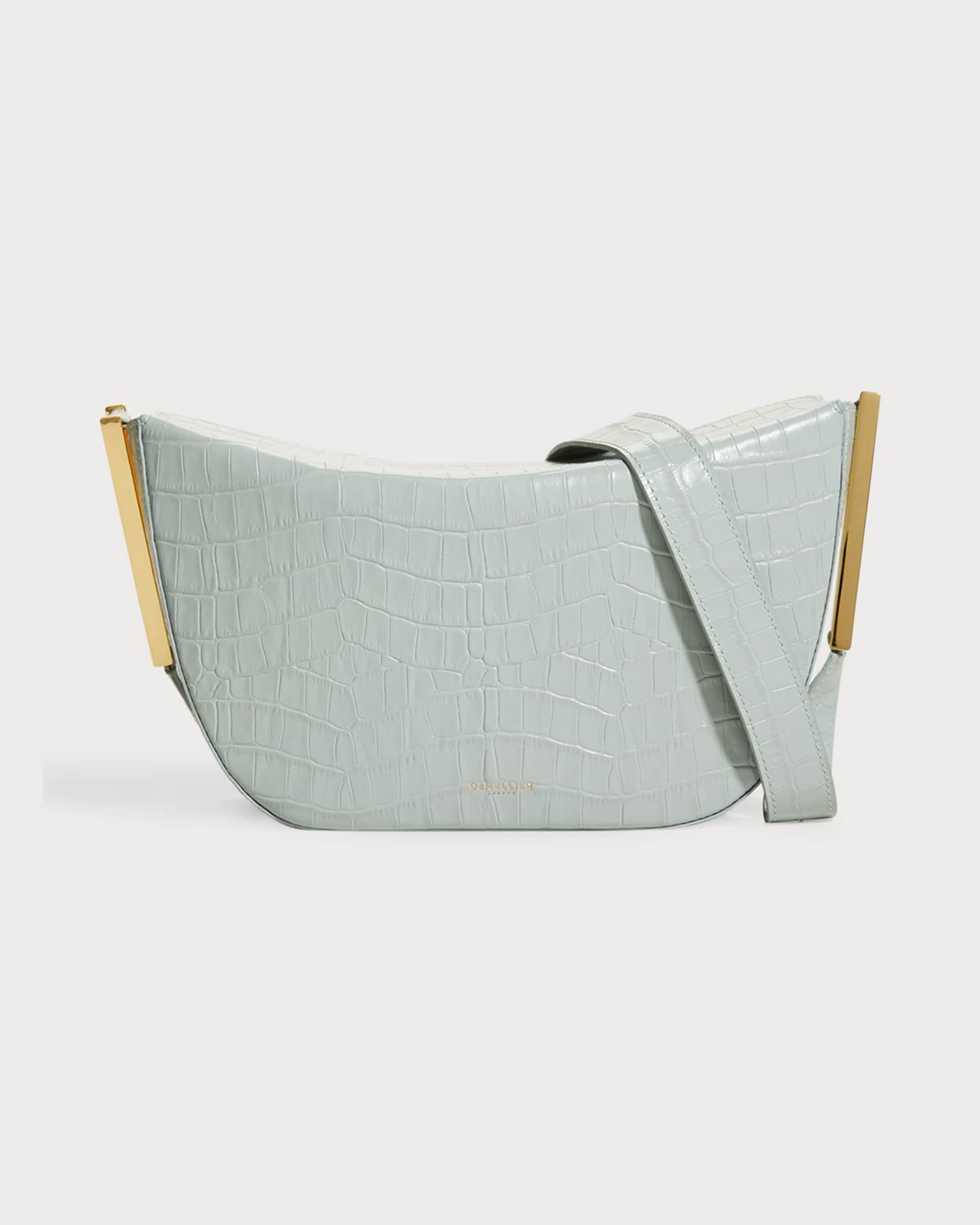 DeMellier Bergen Fold-Over Flap Shoulder Bag | Neiman Marcus