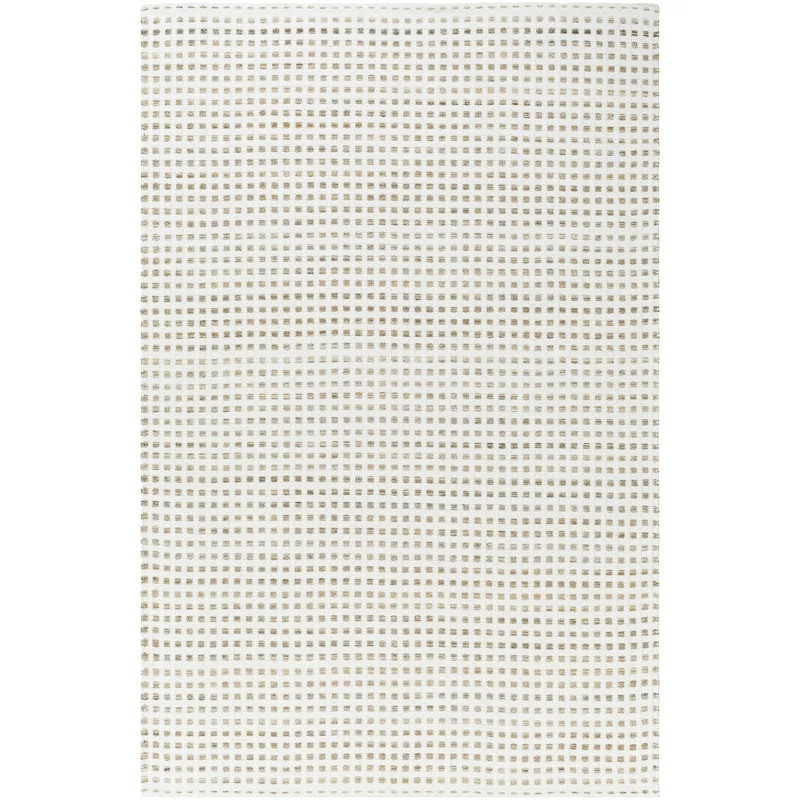 Handmade Flatweave Recycled P.E.T. Beige/Cream Indoor/Outdoor Rug | Wayfair North America
