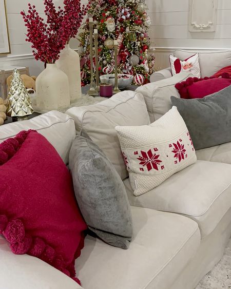 The cutest Pom Pom ball pillows I am
Loving for Christmas! 

#christmas #christmasdecor #christmaspillow #cozyhome

#LTKhome #LTKCyberweek #LTKHoliday