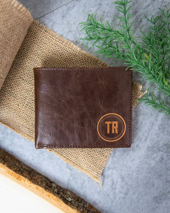 College Graduation Gift for Him - Personalized Men's Leather Wallet - Personalized Gift for Him | Etsy (US)