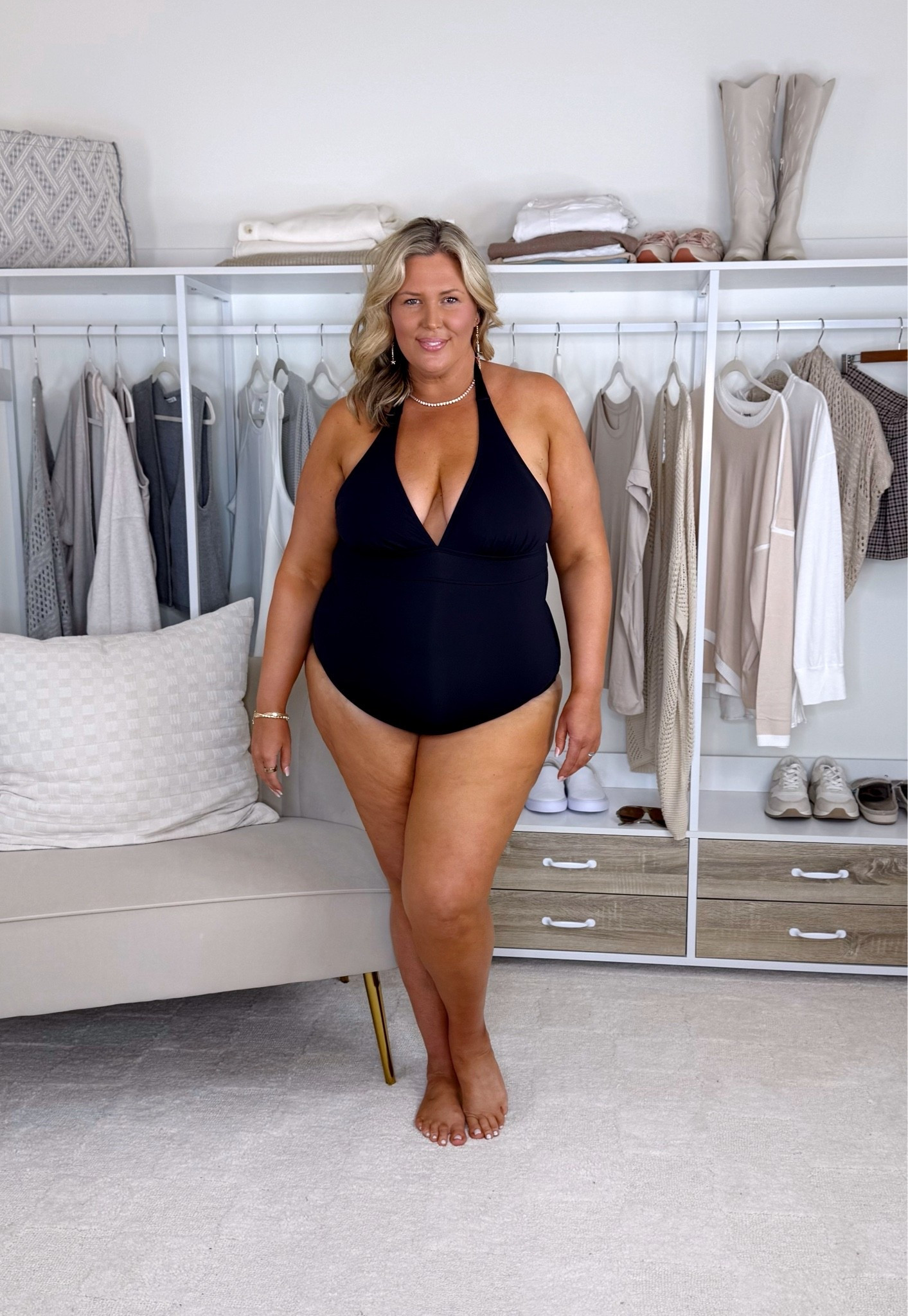 Wearing a 2X! Plus size, Spanx, swimwear, summer fashion, outfit inspo, apron belly

#LTKSeasonal #LTKPlusSize #LTKSwim