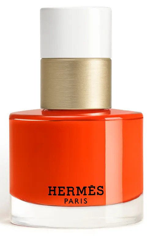 Les Mains Hermès - Nail Enamel in 39 Orange Poppy at Nordstrom | Nordstrom