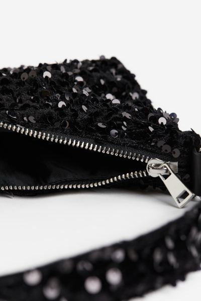 Sequined Shoulder Bag | H&M (US + CA)