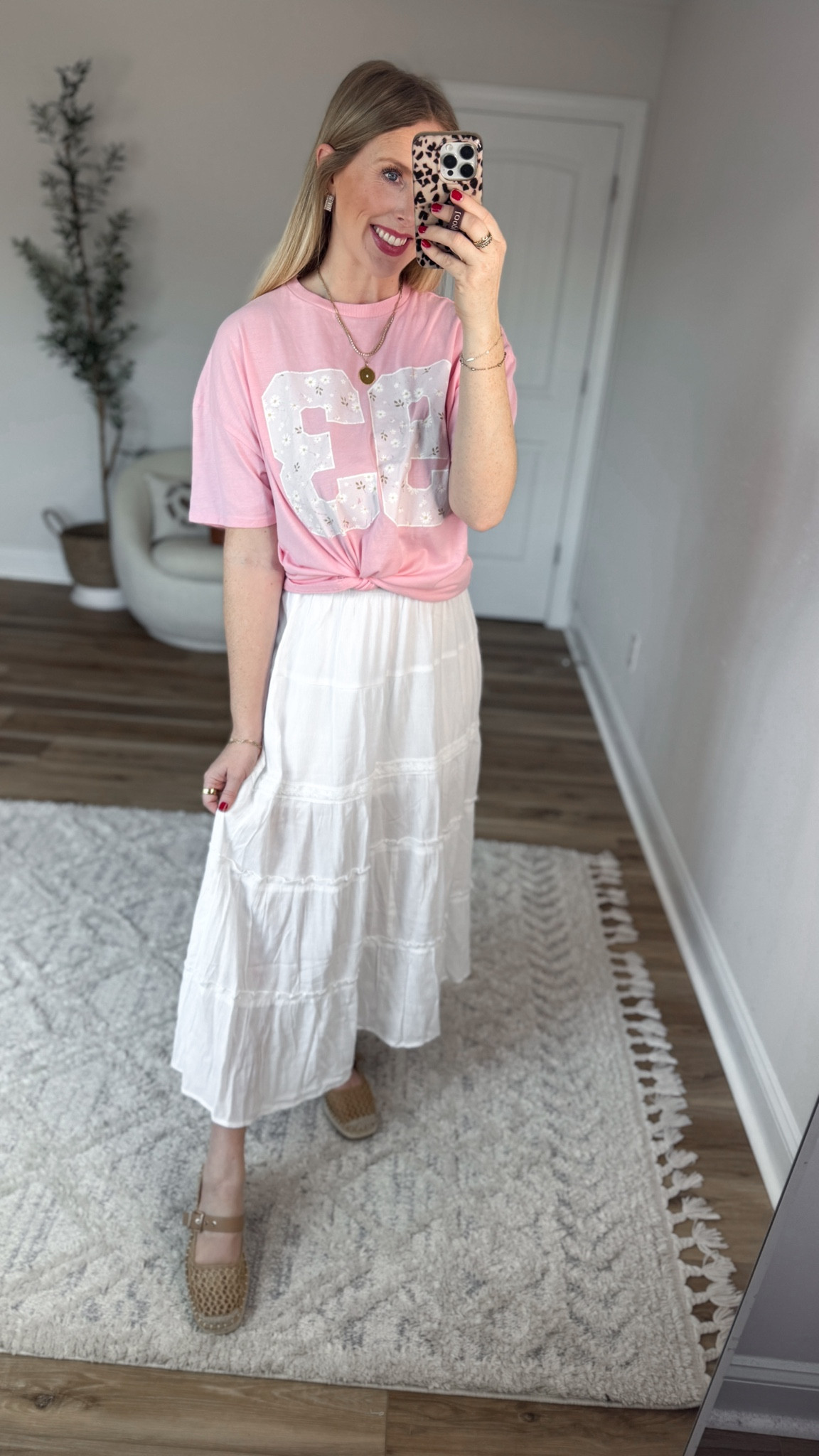 Weekend Walmart Wins try-on
Graphic tee- small [runs very oversized]
White midi skirt- small 

#LTKgrwm #LTKootd