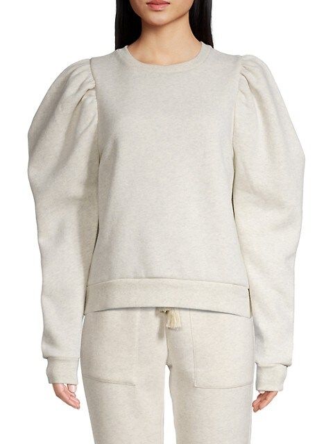 Lea & Viola Puff Sleeve Sweatshirt on SALE | Saks OFF 5TH | Saks Fifth Avenue OFF 5TH