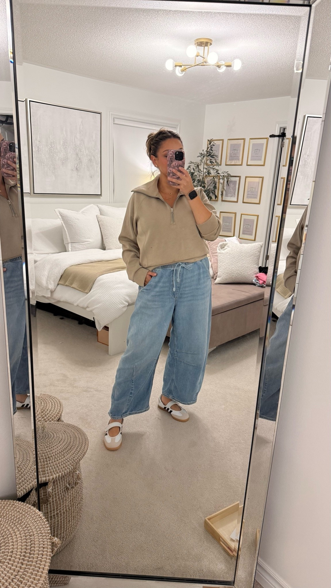 Cute and comfy outfit for fall🫶

I’ve had thi sweater for years and the quality is incredible!! Still just as soft and comfy as the first time I ever tried it on🙌

And these waist tie barrel jeans are flattering and just as comfortable as track pants! Easy to style and throw on when you’re running errands or taking the kids to programs💕

#LTKfall #LTKcanada #LTKmidsize