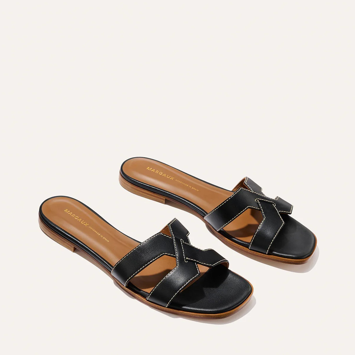 The MX Sandal - Black Calf | Margaux