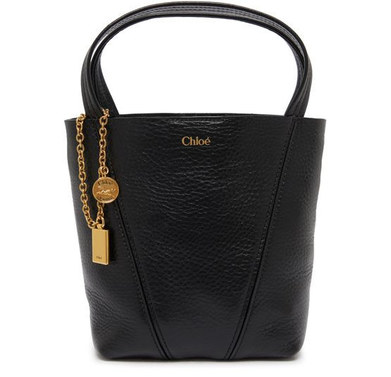 Cabas-Tasche aus genarbtem Leder Chloe Spin | 24S (APAC/EU)
