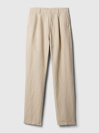 Linen-Cotton Pleated Trousers | Gap (US)