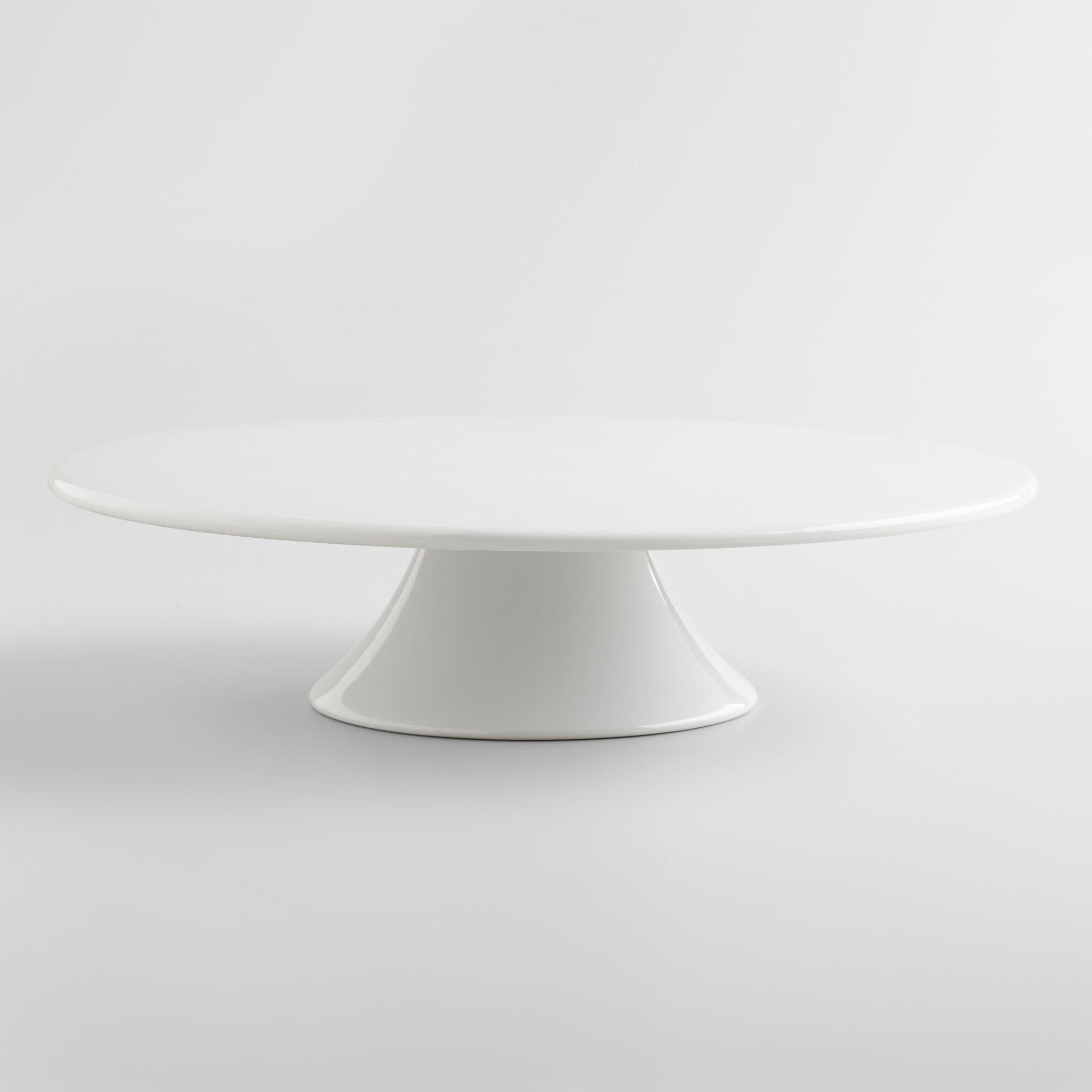 White Porcelain Cake Stand by World Market | World Market