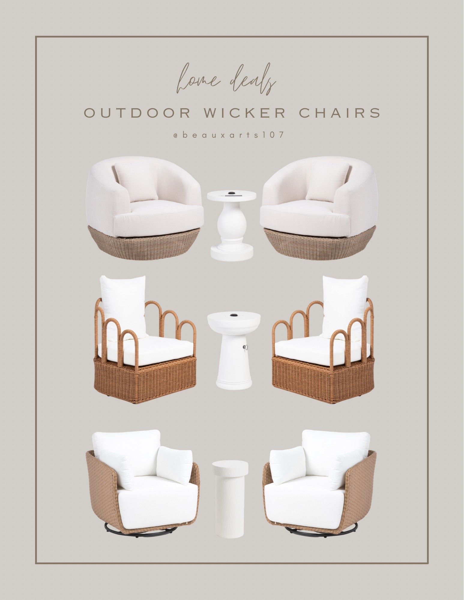 Save on these beautiful chic outdoor chair and side table deals! 

#LTKSeasonal #LTKHome #LTKSaleAlert