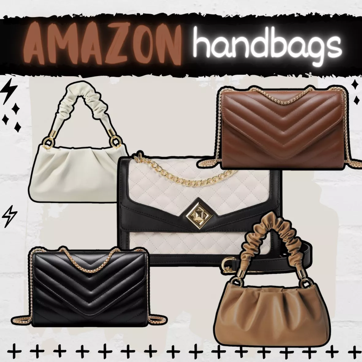 Plaid Pattern Denim Handbags, Trim Shoulder Bag, Beaded Clutch Purse For  Women - Temu