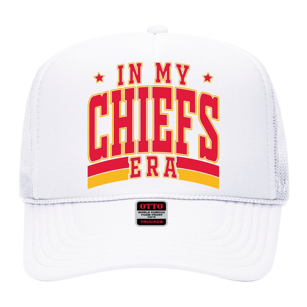 Trendy Football Trucker Hat, in My Chiefs Era, Go Taylor's Boyfriend, Funny Hat, Game Day Hat, Fu... | Etsy (US)