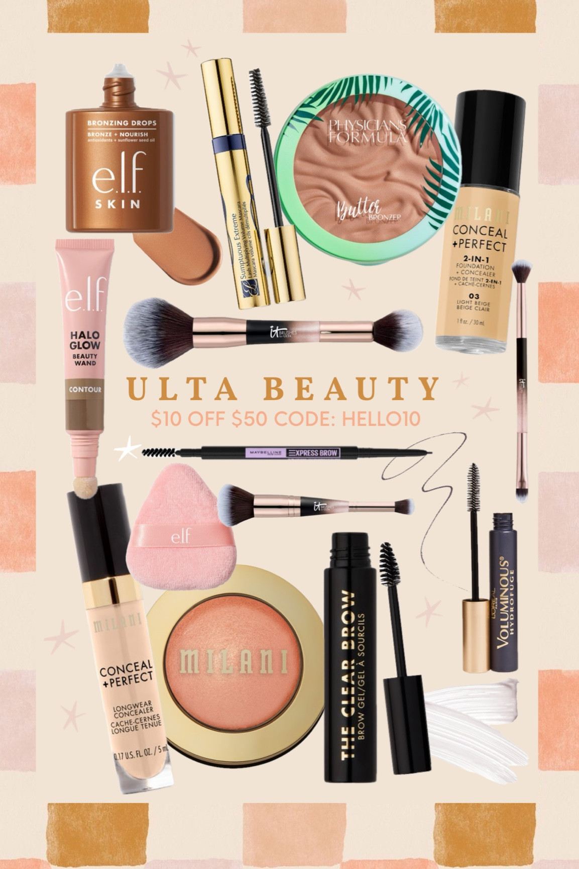 Ulta beauty sale + makeup routine + milani foundation concealer + elf foundation + eyeshadow + Estée Lauder + it cosmetics + affordable makeup + drugstore makeup + Ulta sale

#LTKSaleAlert #LTKBeauty #LTKGiftGuide